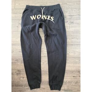 Darc Sport Sweatpant Joggers Wolves Forever Drawstring Black Size XL